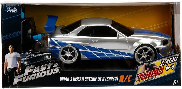 JADA FAST & FURIOUS RC NISSAN SKYLINE - დისტანციურად მართვადი მანქანა