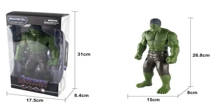 Hulk Simulation Doll - სათამაშო ჰალკის ფიგურა