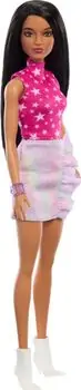 Barbie Doll Fashionista With Black Straight Hair - ბარბის თოჯინა, 2 image