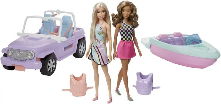 Barbie Dolls and Vehicles GXD66 - სათამაშო ბარბის ნაკრები აქსესუარებით, 3 image