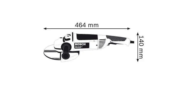 კუთხსახეხი BOSCH GWS 24-230 H (0601884103), 2 image