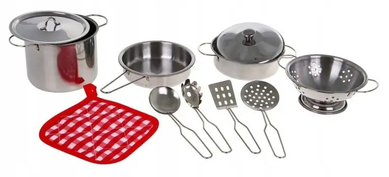 Metal Kitchen Cooking Accessories -  სათამაშო სამზარეულოს აქსესუარები, 4 image