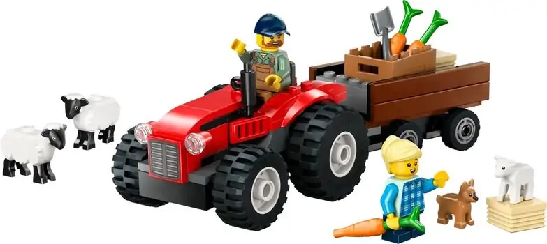 Lego City 60461 Red Farm Tractor with Trailer & Sheep, 2 image