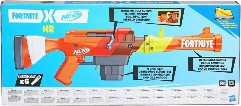 Nerf F4107 HR Dart Blaster Fortnite - სათამაშო თოფი, 3 image