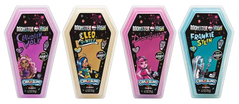 Cra-Z-Art Monster High  Coffin Slimy Assortment სათამაშო ტყლარწის ნაკრები, 3 image