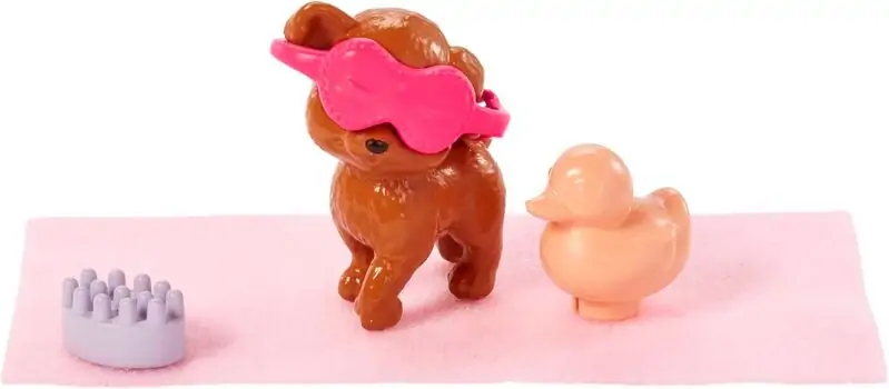 Barbie HKT90 Doll With Puppy - ბარბის თოჯინა აქსესუარებით, 2 image