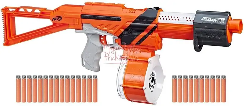 NERF N-STRIKE ELITE ACCUSTRIKE  E2283 ბლასტერი რბილი ტყვიებით, 4 image