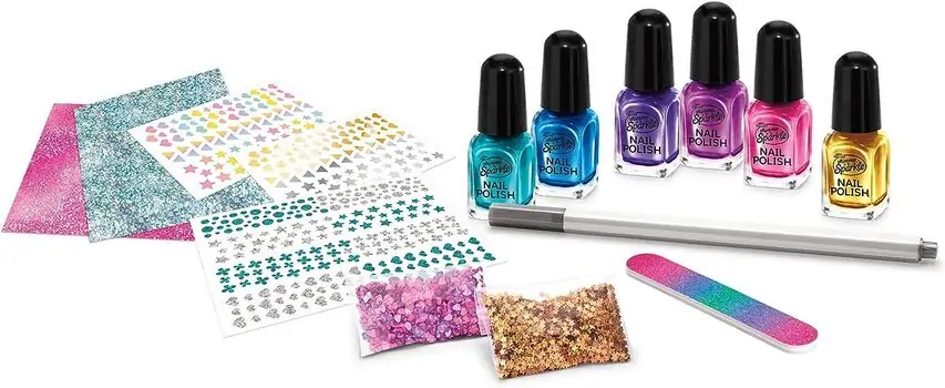 Cra-Z-Art Metallic Rainbow Nail Art საბავშვო ლაქის ნაკრები, 4 image