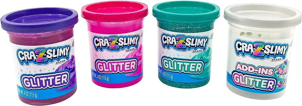 Cra-Z-Art Slimy Fluff 4 Pack სათამაშო ტყლარწის ნაკრები, 2 image